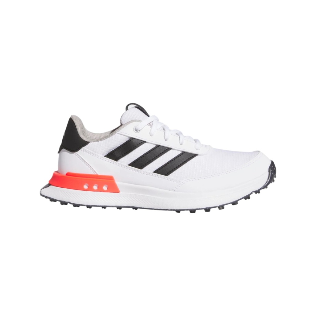 Adidas Junior Golf Shoe | S2G SL 24 | White-Black-Lucred