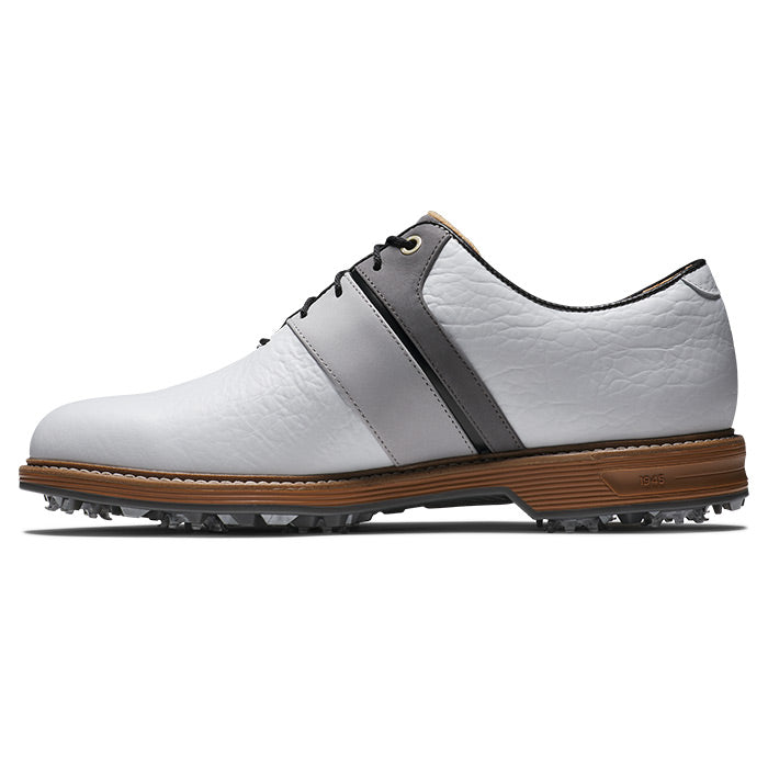 [54533070M] Footjoy Men's Golf Shoes | Premiere Series Packard | White/Grey/Black 1d (UK7)