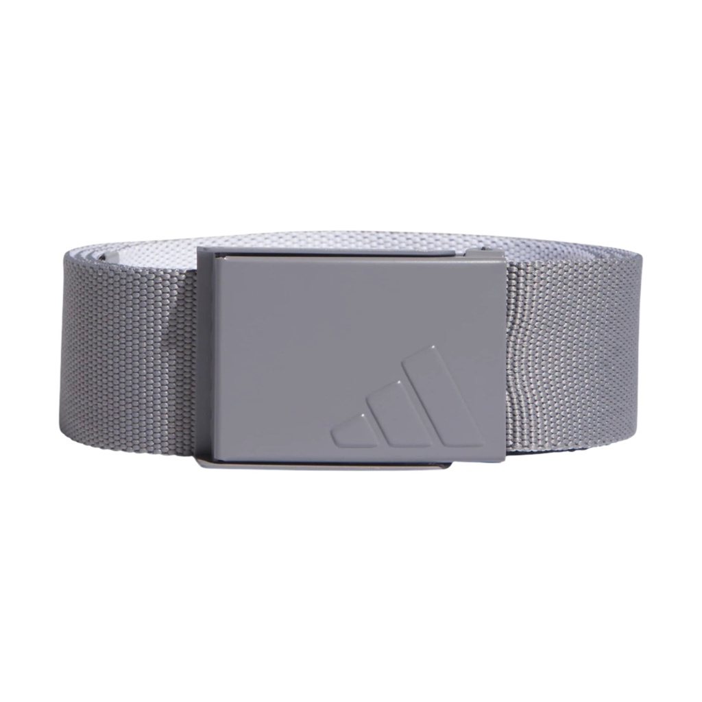 Adidas Mens Golf Belt | Reversible Webbing | Grey-White OSFA