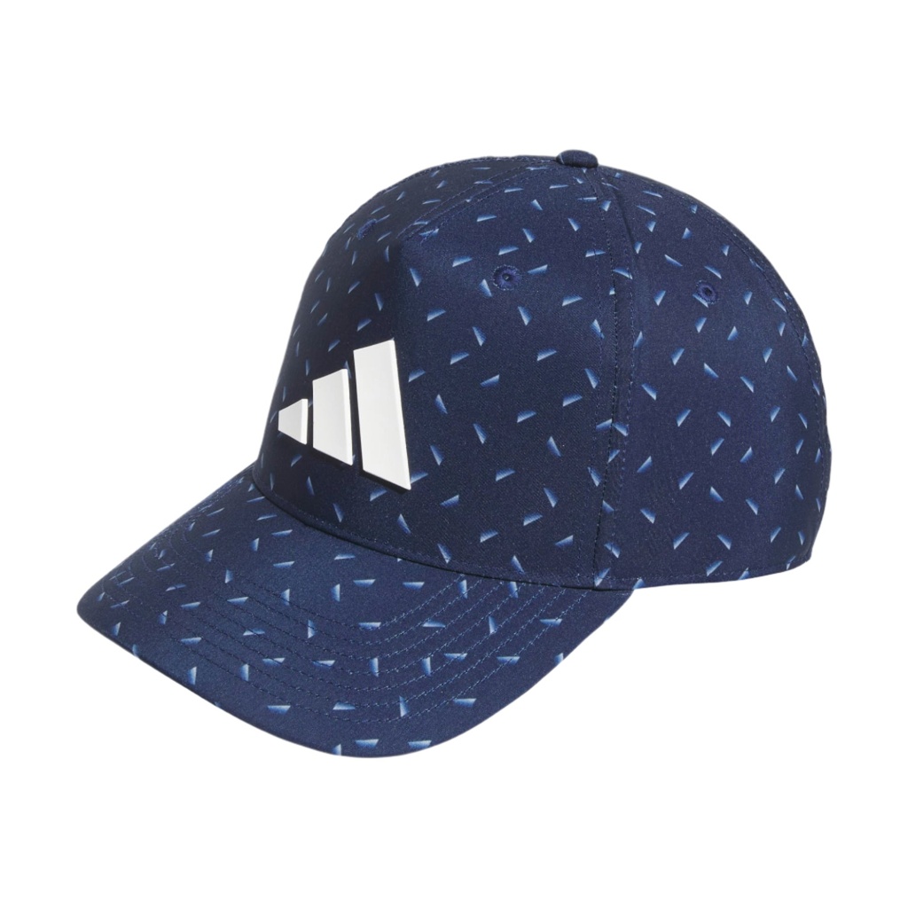 [JJ3846] Adidas Mens Golf Cap | Tour Print | Navy