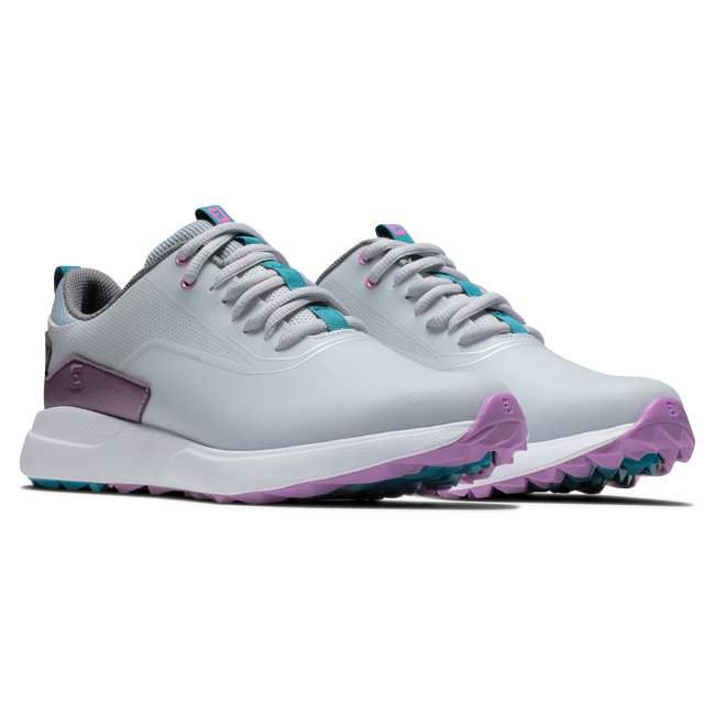 [99204060W] Footjoy Women's Golf Shoes | Performa | White/Blue/Pink 3d (UK4)