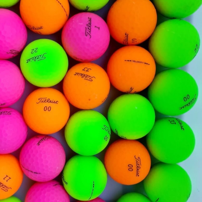 [77070586] Titleist Golf Balls | Velocity Mixed Colour Singles