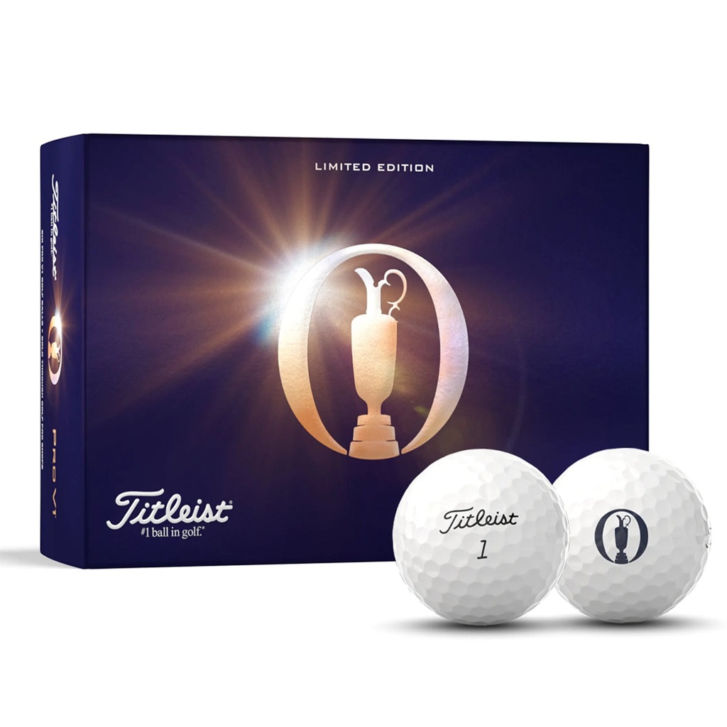 [97070586] Titleist Golf Balls | Pro V1 The Open Sleeve