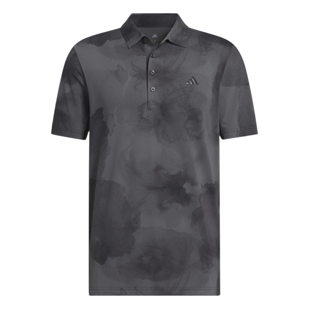 [JM0494S] Adidas Mens Golf Shirt | Polo Tour | Black-Grey (S)