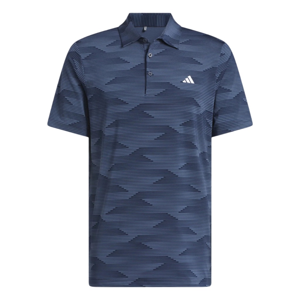 [JN9136] Adidas Mens Golf Shirt | Polo | Navy-Black (S)
