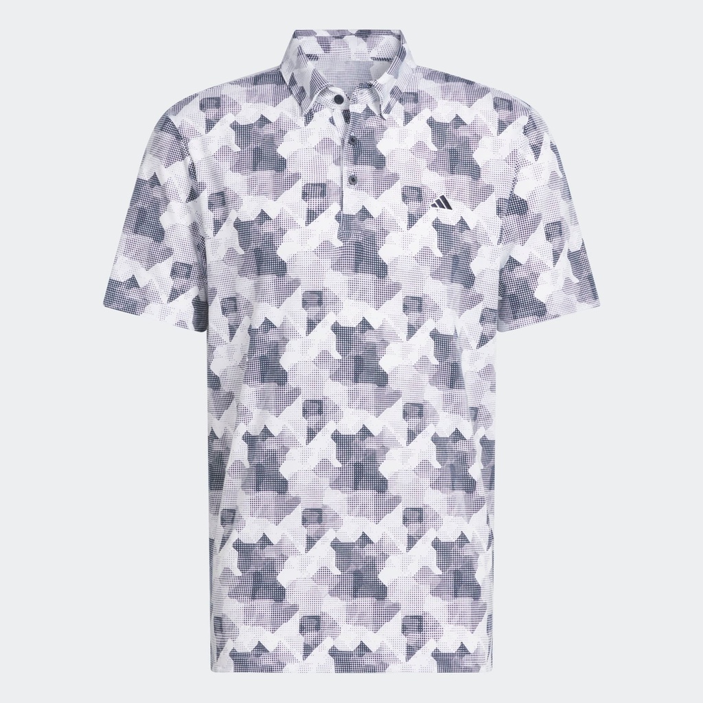 Adidas Mens Golf Shirt | Polo | White-Navy