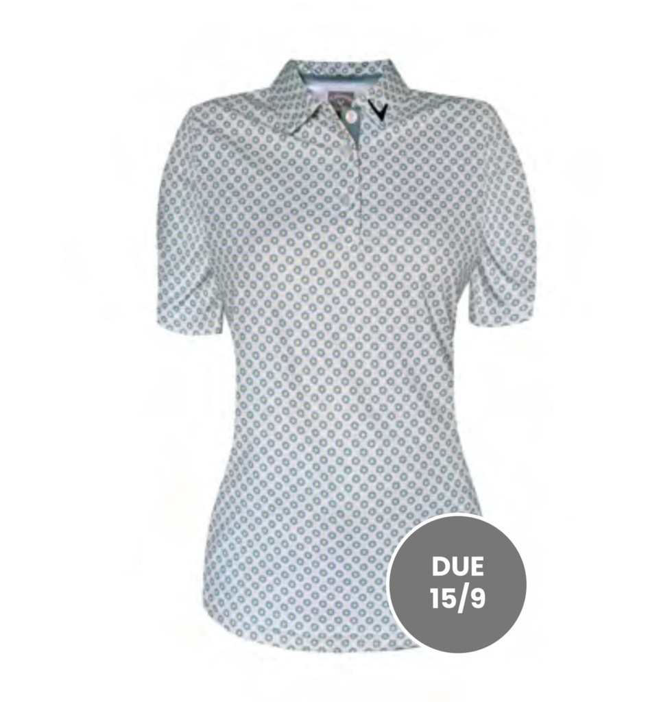[2305437G-02] Callaway Women`s Golf Shirt | Off White (S)