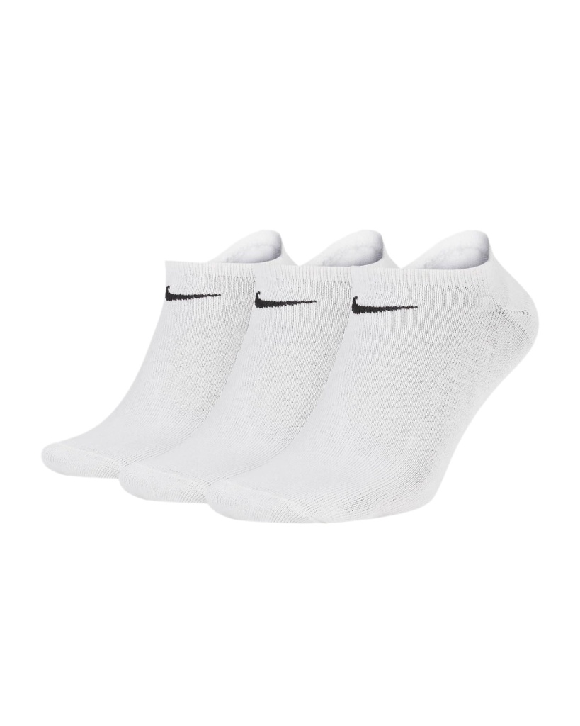 [SX7673-100] Nike Men's Socks | Everyday Cushioned No Show | 3 Pack (S)