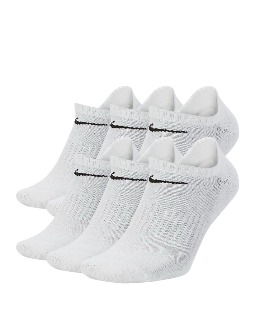 [SX7664-100] Nike Men's Socks | Everyday Cushioned Crew | 3 Pack (S)